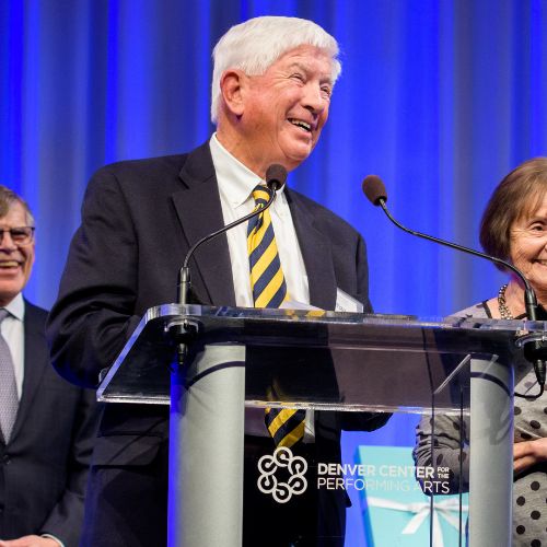 SOC Article Feature Image “Wag” Schorr Tribute Dr. Wagner “Wag” Schorr, Jr. speaking at the podium at the 2020 Benefactor Recognition Dinner.