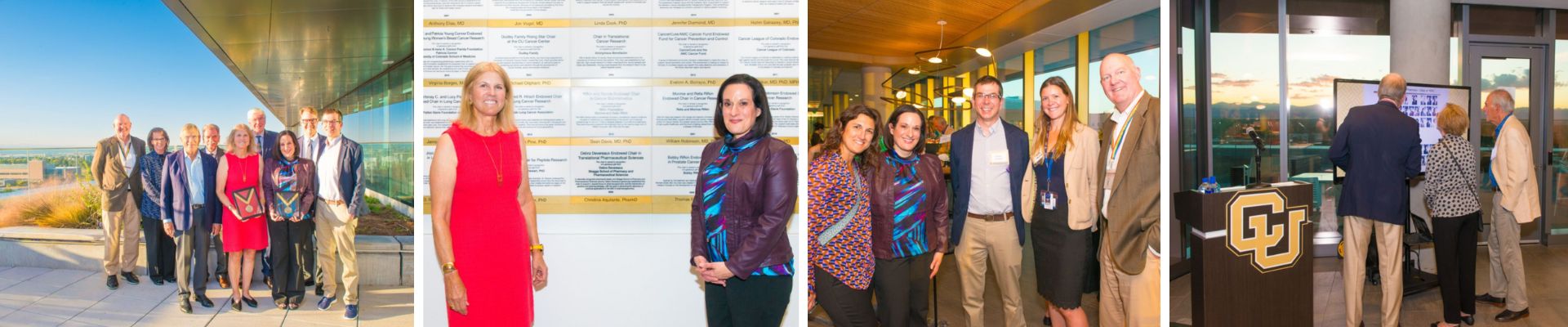 Collage of photographs taken during the Endowed Chair Celebration event.