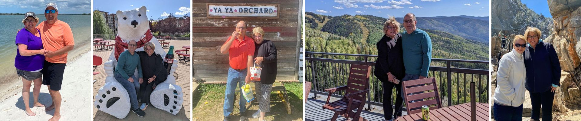 Stacey enjoying travels, hobbies, joyful moments and travel adventures in the months leading up to her surgery.