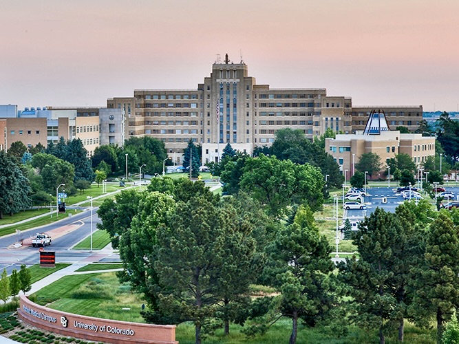 CU Anschutz main entrance