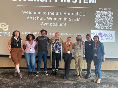 8 members of 2021-22 WiSTEM Officer Board