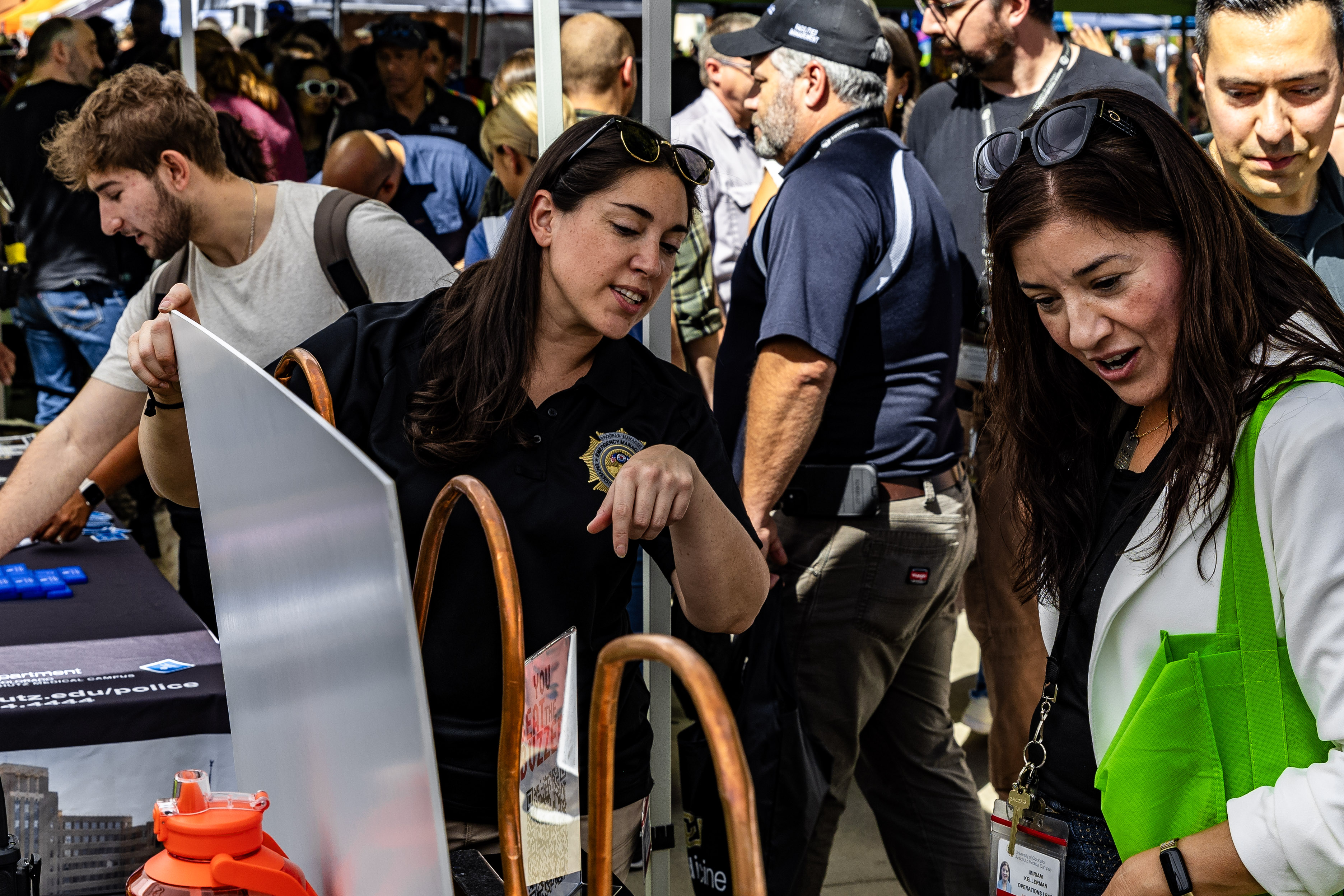 Engaging with the campus during a community event
