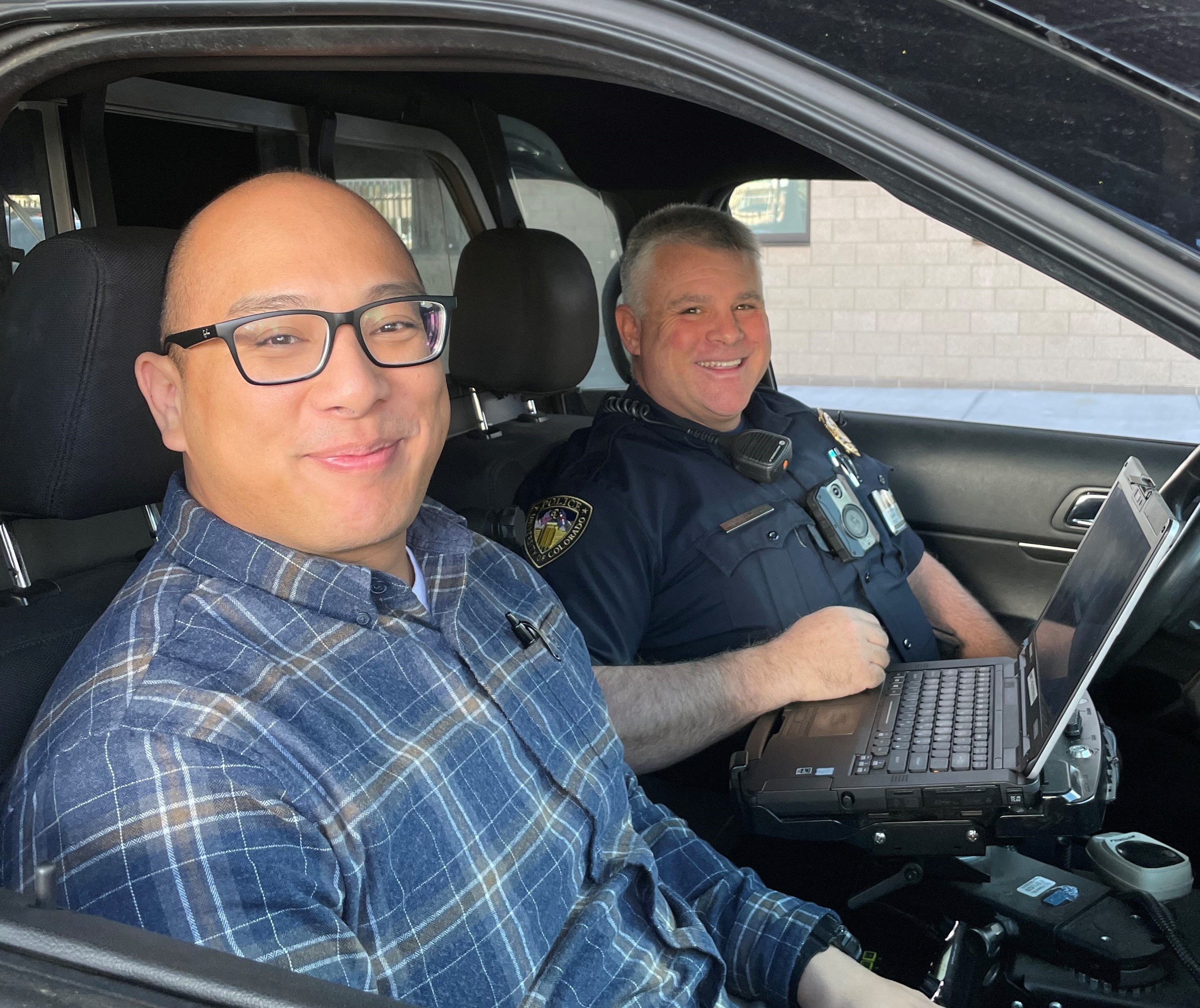 Citizen Riding Along with Police Officer
