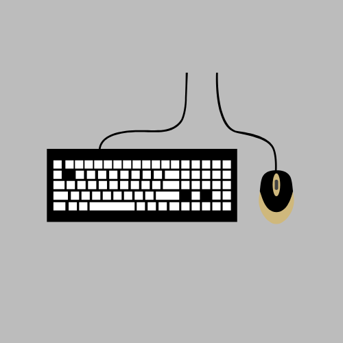 Keyboard and mouse