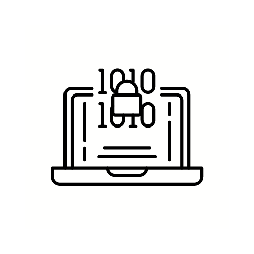 Laptop with encryption lock