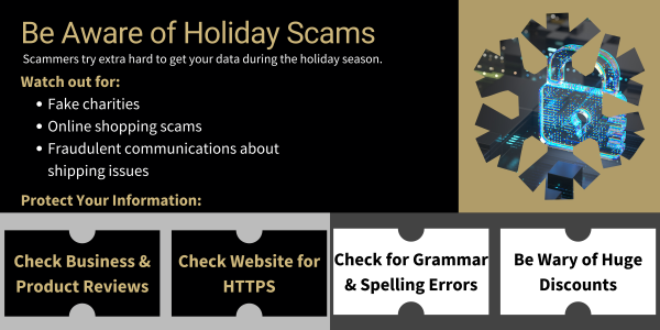 holiday scams infographic