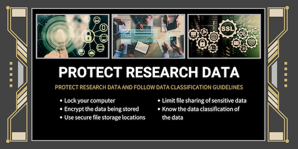 protect research data infographic