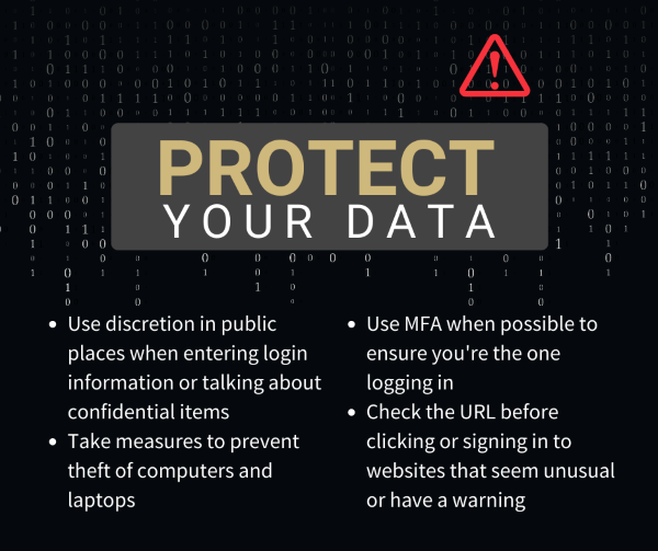 Protecting Your Data is important. Follow these quick steps on how you can secure your data.