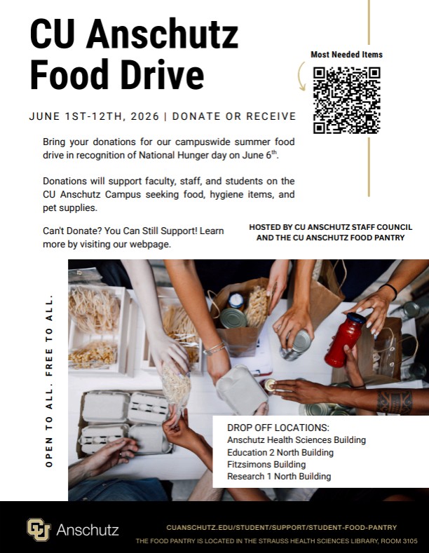 Flier for Summer Food Drive