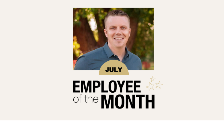 July 2025 Employee of the Month Ryan Grip